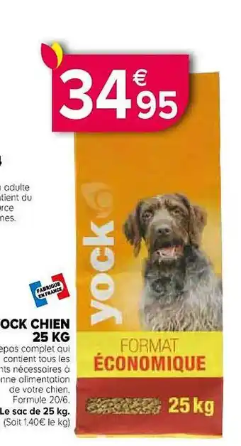 Kiriel Yock chien 25 kg offre
