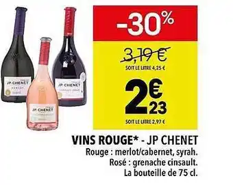 Vins rouge - jp chenet