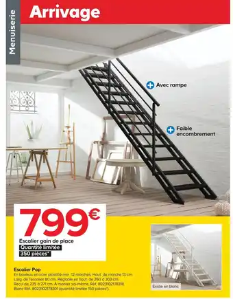 Castorama Escalier Pop offre