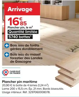 Castorama Plancher Pin Maritime offre