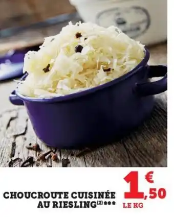 U Express Choucroute Cuite Au Riesling offre