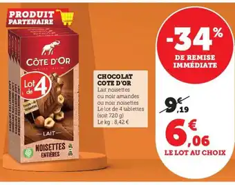 U Express Chocolat Cote d'Or offre