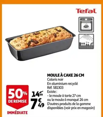 Auchan Tefal Moule a Cake 26cm offre