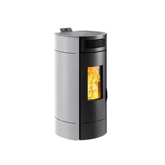Intermarché Poêle à granulés de bois 8kw blanc - p941980 offre
