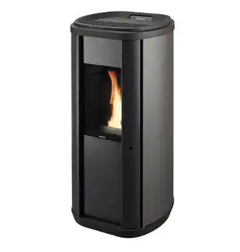 Poêle à granulés de bois 5.5kw noir-anthracite - coralie5anthra