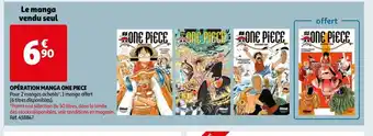 Auchan Operation Manga One Piece offre