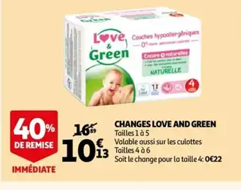 Auchan Changes Love And Green offre
