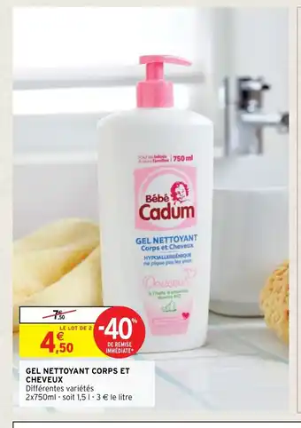 Intermarché Gel Nettoyant Corps et Cheveux offre