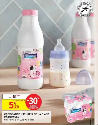 Intermarché Croissance Nature 3 De 1 a 3 Ans Paturages offre