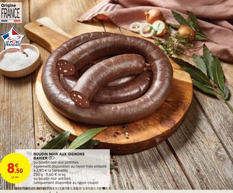 Intermarché Boudin Noir Aux Oignons Bahier offre