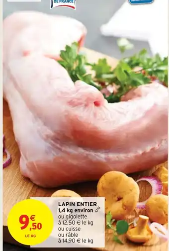 Intermarché Lapin Entier offre