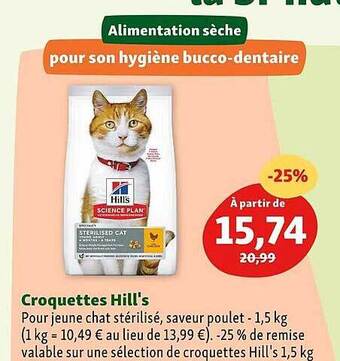Maxi Zoo Croquettes hill's offre