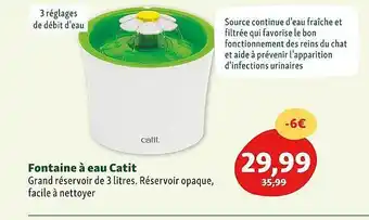 Maxi Zoo Fontaine à eau catit offre
