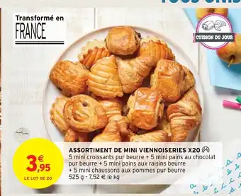 Intermarché Assortiment de Mini Viennoiseries x20 offre