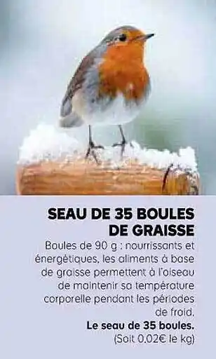 Kiriel Seau de 35 boules de graisse offre