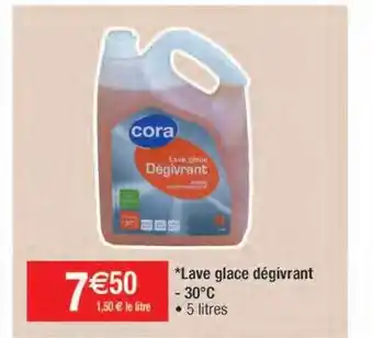 Migros Lave glace dégivrant cora offre