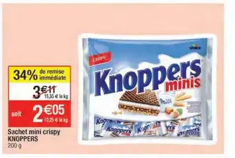 Sachet mini crispy knoppers