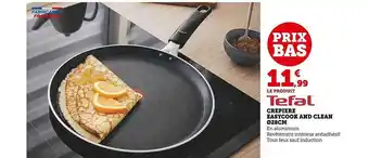 Super U Crêpière easycook and clean ø 28 cm tefal offre