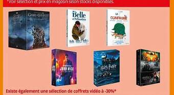 Auchan Coffrets vidéo offre