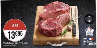 Viande bovine côte***à griller