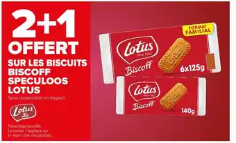 Carrefour Biscuits biscoff spéculoos lotus offre