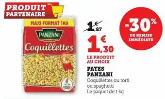 Hyper U Pâtes panzani offre