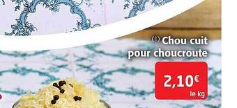Colruyt Chou cuit pour choucroute offre