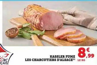 Hyper U Kassler fumé les charcutiers d'alsace offre