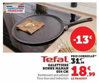Galettière bonne maman ø 34 cm tefal