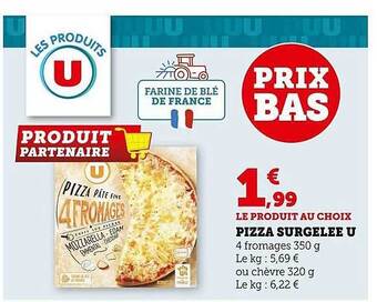 U Express Pizza surgelée u offre
