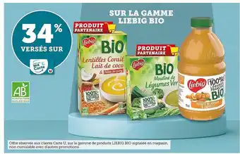 U Express La gamme liebig bio offre