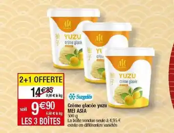 Migros Crème glacée yuzu mei asia offre