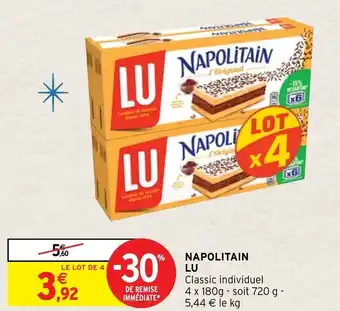 Intermarché Napolitain Lu offre