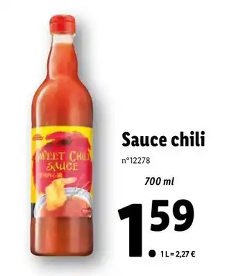 Lidl Sauce chili offre