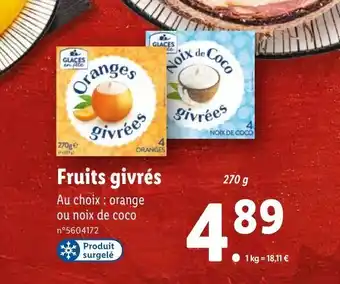 Lidl Fruits givrés offre