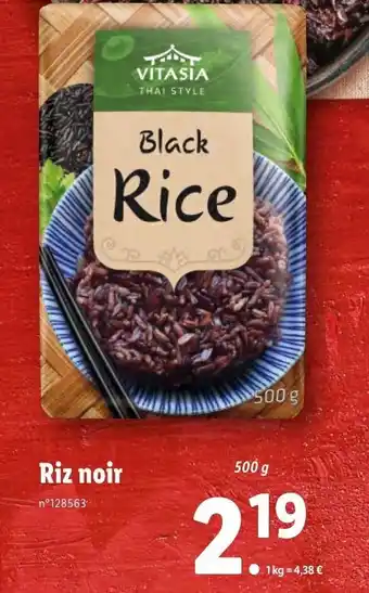 Lidl Riz noir offre