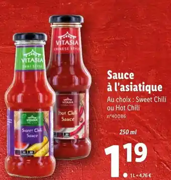 Lidl Sauce à l'asiatique offre