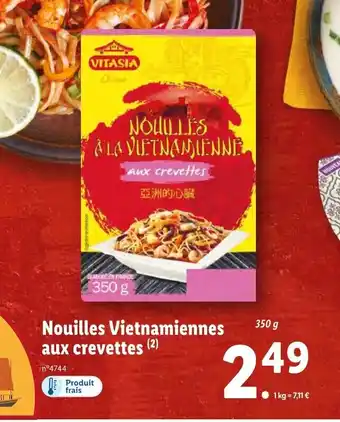 Lidl Nouilles Vietnamiennes aux crevettes offre