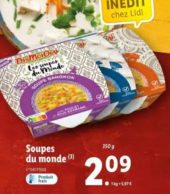 Lidl Soupes du monde offre