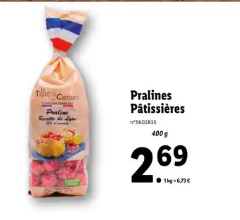 Lidl Pralines Patissieres offre