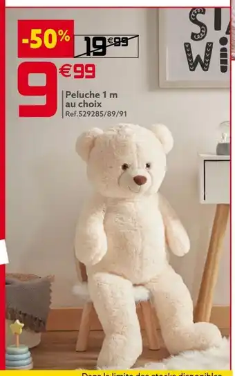 Gifi Peluche 1 m au choix offre