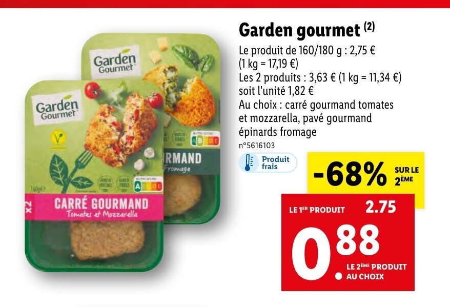 Promo Garden Gourmet chez Lidl