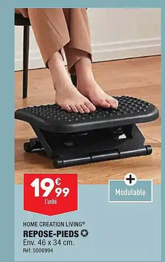 ALDI Repose-pieds home creation living offre