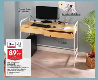 ALDI Bureau home creation living offre