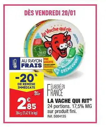 ALDI La vache qui rit offre