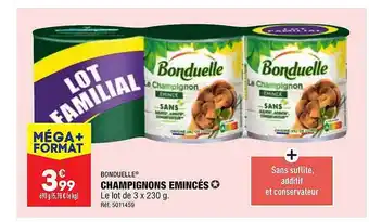 ALDI Champignons émincés bonduelle offre