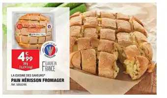 ALDI Pain hérisson fromager la cuisine des saveurs offre