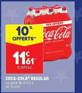 ALDI Coca-cola regular offre