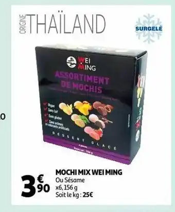 Auchan Mochi mix wei ming offre