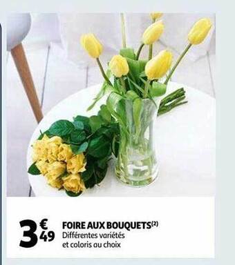 Auchan Foire aux bouquets offre